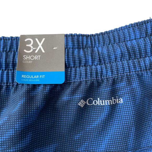 Columbia Womens Size 3X Bogata Bay Stretch Shorts Omni Shade 50 UPF Fishing Blue - Picture 8 of 10
